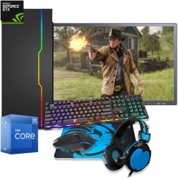 PC Computadora Gamer Core i7-6700 16GB DDR4 1TB SSD GeForce GTX1050Ti 4GB GDDR5 + Monitor LED 27'' FHD + Combo