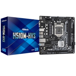 Motherboard ASRock H510M-HVS Socket LGA 1200 para INTEL Generacin 10 y 11