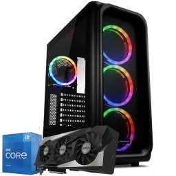 PC Computadora Gamer Intel Core i5-10400F 16GB Ram DDR4 1TB SSD M.2 PCIe Video GeForce RTX3070Ti 8GB GDDR6