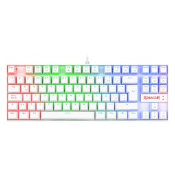 Teclado TKL Mecnico Retroiluminado Gamer Rgb Redragon Kumara K552 Switch Outemu Blue - Blanco