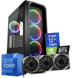 PC Gamer Intel Core i7-12700F 16GB DDR4 1TB SSD M.2 NVMe Tarjeta de Video NVIDIA GeForce RTX3060 12GB GDDR6 Gaming