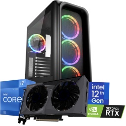 PC Gamer Intel Core i7-12700F 16GB DDR4 1TB SSD M.2 NVMe Tarjeta de Video NVIDIA GeForce RTX3050 8GB GDDR6