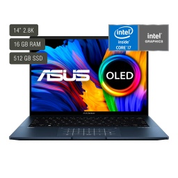 Notebook Asus Zenbook UX3402 14'' OLED 2.8K 90Hz Core i7-1260P 16GB DDR5 512GB SSD M.2 Intel Iris XE Windows 11