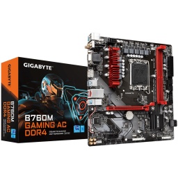 Motherboard Gigabyte B760M Gaming AC DDR4 LGA1700 Intel Gen. 12 y 13 WiFi Bluetooth