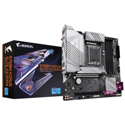 Motherboard Gigabyte B760M Aorus Elite AX DDR4 LGA1700 Intel Generacin 12 y 13 WiFi 6 y Bluetooth 5.3