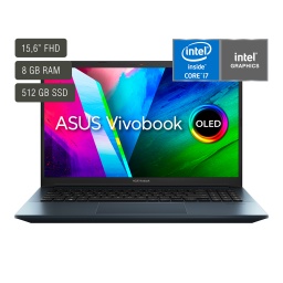 Notebook Asus Vivobook Pro 15 OLED K3500PA-L1204W 15.6'' Full HD Oled Core i7-11370H 8GB 512GB SSD NVMe Intel IrisX Win 
