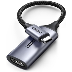 Cable Adaptador Ugreen CM297 70444 USB C (Macho) a HDMI (Hembra) 4K 60Hz Aluminio Thunderbolt