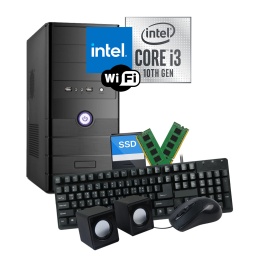 PC Computadora Intel Core i3-10100 16GB Ram DDR4 480GB SSD WiFi