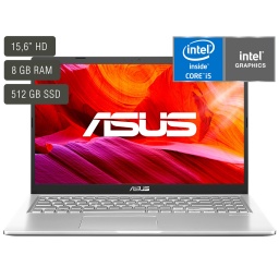 Notebook Asus X515JA-BR3141W Pantalla LED 15.6'' Core i5-1035G1 8GB 512GB SSD Silver Windows 11 Home