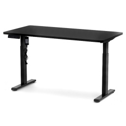 Escritorio Flex3 Electrico con Altura Regulable Ergonomico de Acero y MDF de Alta Calidad - Negro