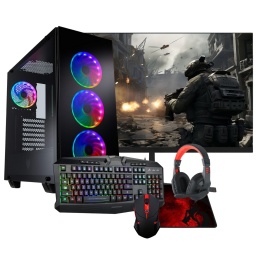 PC Gamer AMD Ryzen 5 5600G 16GB DDR4 480GB SSD Grficos AMD Vega 7 + Monitor Gaming 24'' Full HD 165Hz