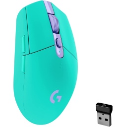 Mouse Gaming Logitech G305 Inalmbrico ultrarrpido Lightspeed Sensor Hero 12K 6 Botones - Mint (Verde)
