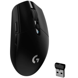 Mouse Gaming Logitech G305 Inalmbrico ultrarrpido Lightspeed Sensor Hero 12K 6 Botones - Negro