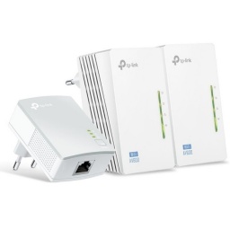 Kit Extensor Repetidor WiFi Powerline TP-Link TL-WPA4220T x3 Unidades AV600 300 Mbps