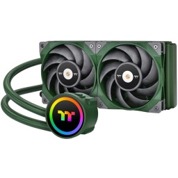 Kit Refrigeracion Liquida Water Cooling Thermaltake Toughliquid 240 ARGB Green Intel AMD - Verde