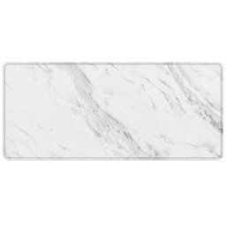 Mouse Pad Gamer Fantech Ato Deskmat XXL (Estilo Marmol) 900x400x3 MM. - Blanco