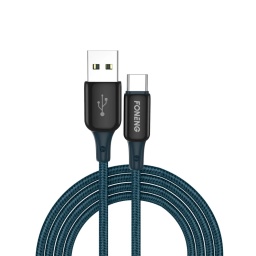 Cable de Datos Foneng Micro USB X87 3A 1.Trenzado Zinc SuperRpido - 2 Metros