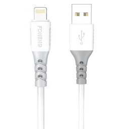 Cable USB 2 en 1 (Carga y Auriculares) Tipo C USB-C Inkax CK-13 de 1 Metro  Blanco Accesorios Cables