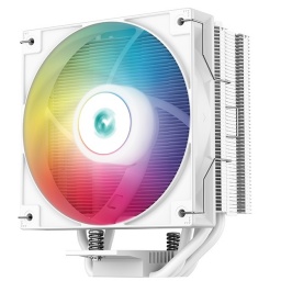 Disipador Fan Cooler de Aire para CPU DeepCool GAMMAXX AG400 WH ARGB Intel y AMD Blanco