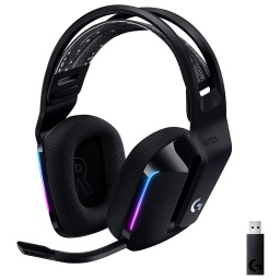 Auriculares Inalambricos Logitech G733 Lightspeed RGB 7.1 Envolvente con Micrfono Blue Voice - Negro