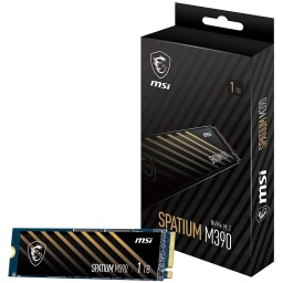 Disco Solido SSD M2 MSI Spatium M390 PCIe 3.0 NVMe 1TB 3D Nand