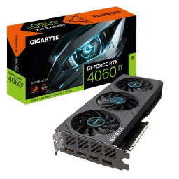 Tarjeta de Video Gigabyte GeForce RTX4060 Ti Eagle OC 8GB GDDR6 DLSS3 GV-N406TEAGLE OC-8GD