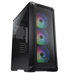 Gabinete Gaming Cougar Archon 2 Mesh RGB Negro Mid Tower Malla Superior y Frontal 3x Fanes ARGB