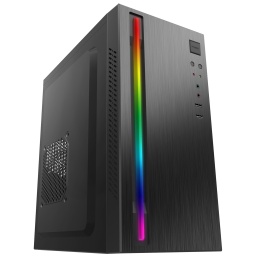 Gabinete MicroATX Gamer Shot Gaming SUP-5018 RGB Frontal + Fuente 600W