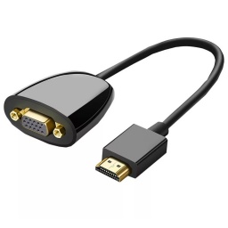 Adaptador Convertidor Ugreen 40253 de HDMI a VGA Full HD Con Audio Compatible PC, Mac, PS3, PS4 y Más