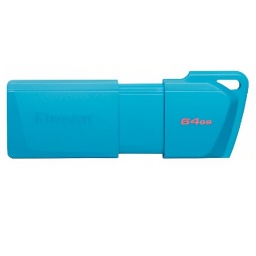 Pendrive USB 3.2 Kingston 64GB DataTraveler Exodia M Neon Aqua Blue (Azul)