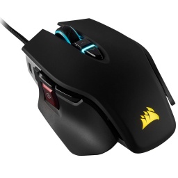 Mouse Gamer Corsair M65 Elite RGB Negro 18.000 Dpi 9 Botones Aluminio