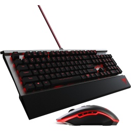 Combo Gaming Patriot Teclado Mecanico Viper V730 Retroiluminado Aluminio + Mouse Viper V530 7 Botones 4000 Dpi