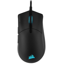 Mouse Gaming Corsair Sabre PRO Champion RGB eSports Sensor Pixart PMW3392 100-18000Dpi 74g - Negro