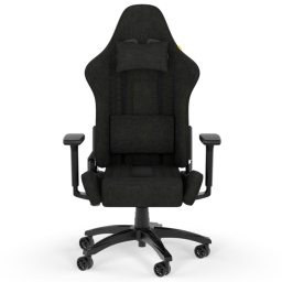 Silla Gamer Corsair TC100 Relaxed Fabric Tela Comoda y Duradera 120Kg - Negro