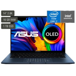Notebook Asus Zenbook UX3402ZA-KM405W 14'' OLED 2.8K 90Hz Core i7-1260P 16GB DDR5 1TB SSD M.2 Windows 11