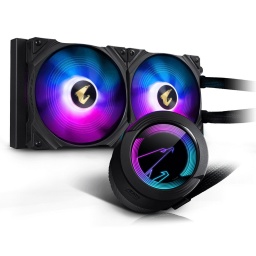Water Cooling Refrigeracion Lquida Kit Aorus Waterforce 280 ARGB Para Intel y AMD - Negro