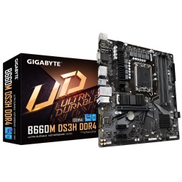 Motherboard Gigabyte B660M DS3H DDR4 LGA1700 Para INTEL Generacion 12 y 13 M.2 PCIe 4.0