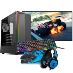 PC Computadora Intel Core i7-4790 16GB Ram 240GB SSD GeForce GTX1650 4GB GDDR6 + Monitor 24'' 165Hz FHD + Perifericos