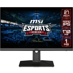 Monitor Gamer MSI G272QPF 27'' LED Rapid IPS WQHD 1440p 2K 170Hz G-Sync HDR 1ms 2xHDMIDisplayPort