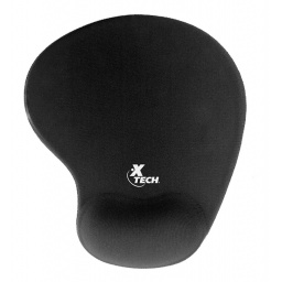 Mouse Pad X-TECH XTA-526 con Gel Apoya Mueca Negro