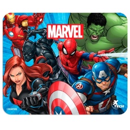 Mouse Pad X-TECH Marvel Avengers XTA-M100AV Base Antideslizante 22x18x0,2 Cm.