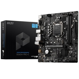 Motherboard MSI B560M PRO-E MATX Socket LGA1200 para INTEL Generacin 10 y 11 PCIe 4.0 M.2