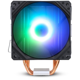 Disipador Fan Cooler de Aire para CPU Sama KA400D ARGB Para Intel y AMD - Negro