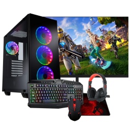 PC Computadora Gamer Core i5-4570 16GB 480GB SSD GeForce GT1030 4GB + Monitor LED 19'' + Combo