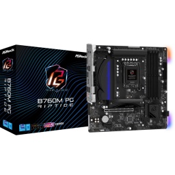 Motherboard ASRock Phantom Gaming B760M PG Riptide LGA1700 DDR5 Intel Gen. 12/13/14 M.2 mATX