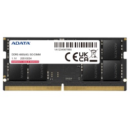 Memoria RAM Adata SODIMM 8GB DDR5 4800MHz AD5S48008G-S CL40 1.1V