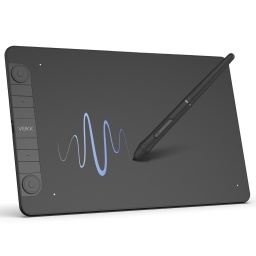 Tableta Digitalizadora Veikk Creator VK1060 Pro 10'' x 6'' USB-C 6 Teclas Personalizables 5080Lpi