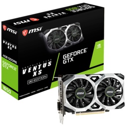 Tarjeta de Video MSI Nvidia GeForce GTX 1650 4GB GDDR6 Ventus XS OC HDMI/DisplayPort/DVI-D