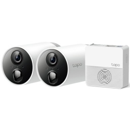 Camaras de Seguridad Exterior TP-Link Tapo C400S2 con Bateria y HUB 1080p Deteccin con IA Alarma y Sonido