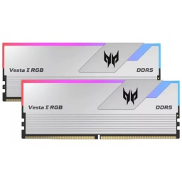 Memoria RAM DDR5 32GB (2x16GB) Acer Predator Vesta II RGB 6800MHz White Gaming Pro